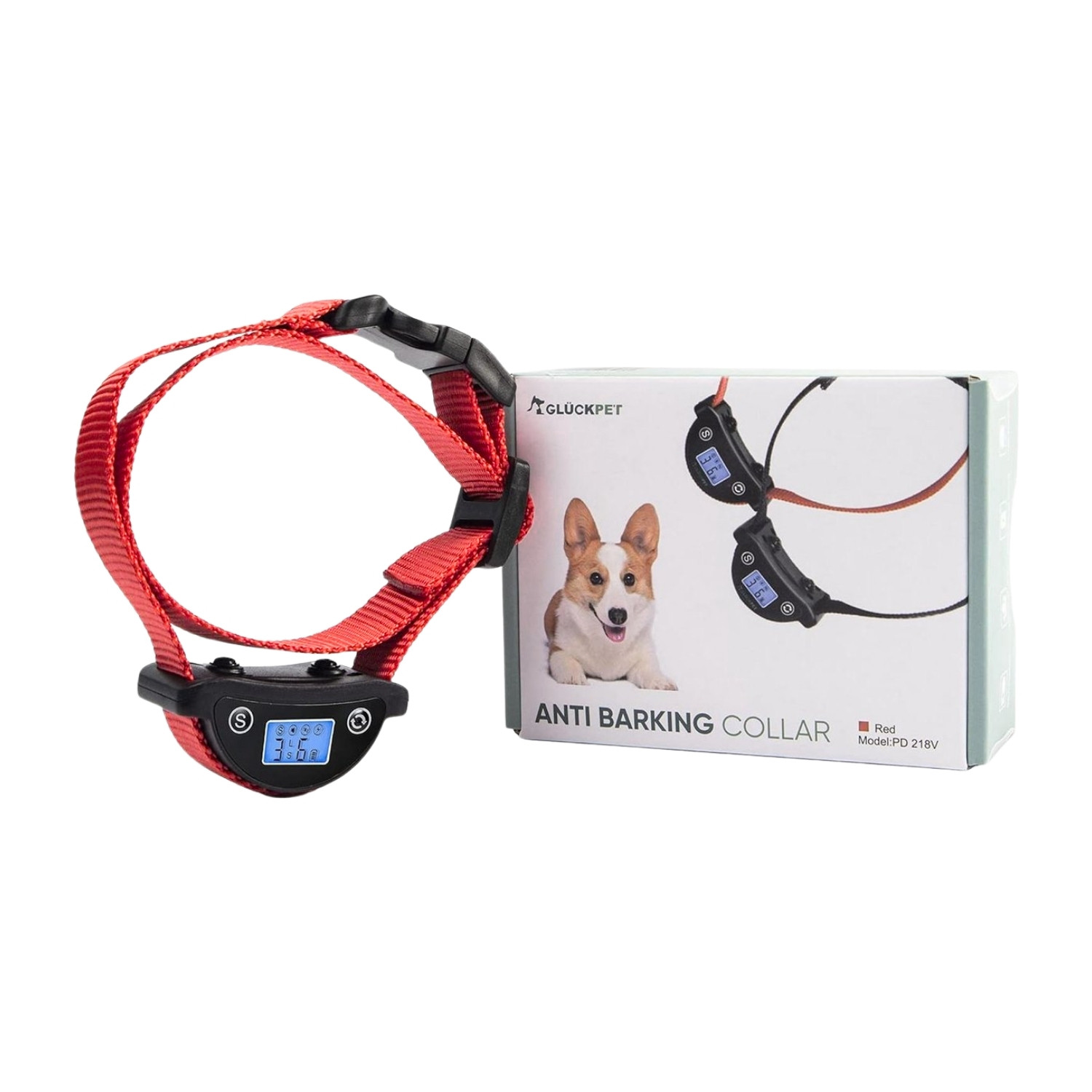 Collar Antiladridos para Perros con Sonido y Vibración Impermeable Recargable Glückpet Collares para Perros 1